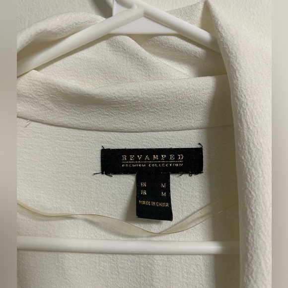 Revamped White  Cardigan - Picture 3 of 3